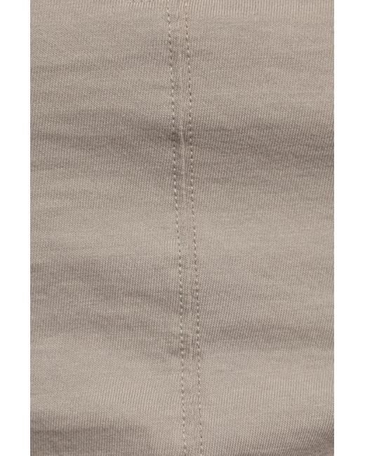 Rick Owens Gray Short Sleeve Crewneck T-Shirt