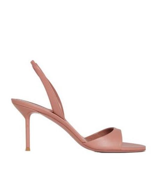 Paris Texas Pink Lidia Slingback Sandals
