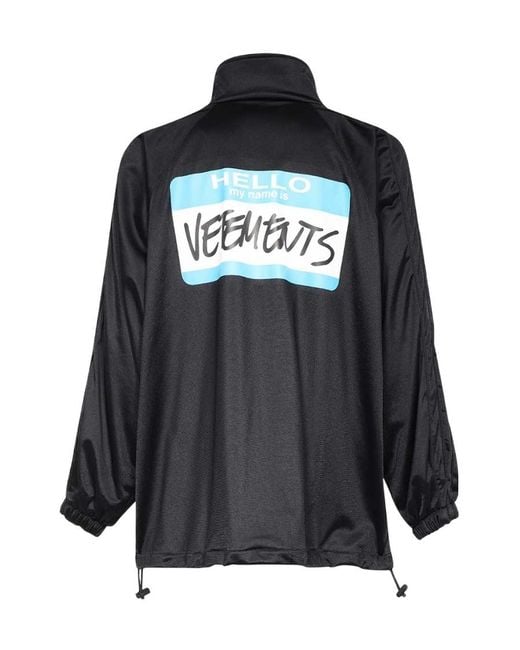 Vetements Black Long-Sleeved Casual Jacket for men