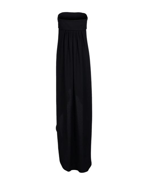 Saint Laurent Black Long Dresses