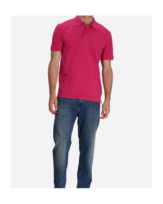 Boss Pink Pallas Polo Shirt for men