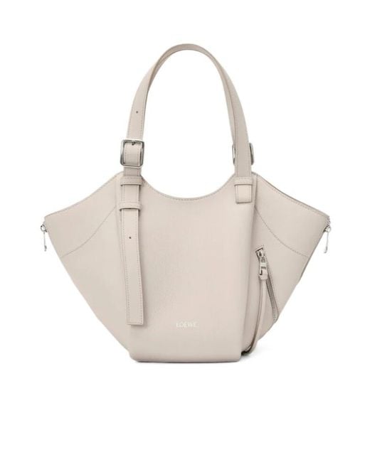 Loewe Natural Hammock Flip Medium Shoulder Bag