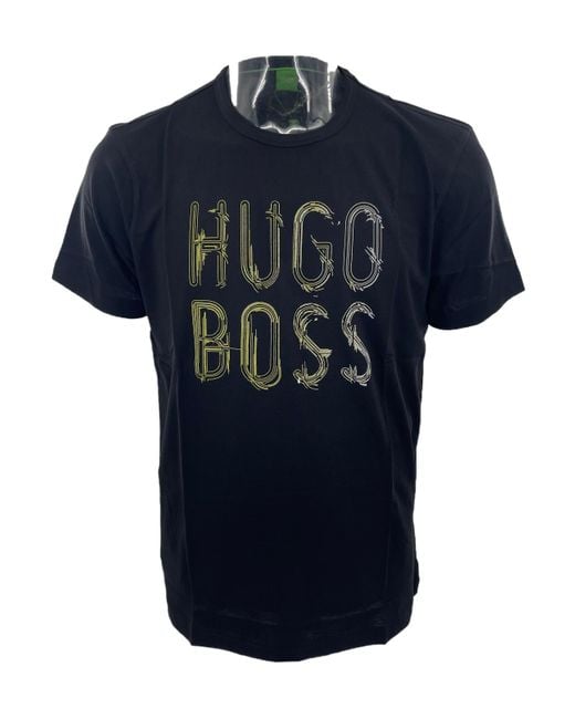 Boss Blue Item O-Neck Short-Sleeved T-Shirt for men
