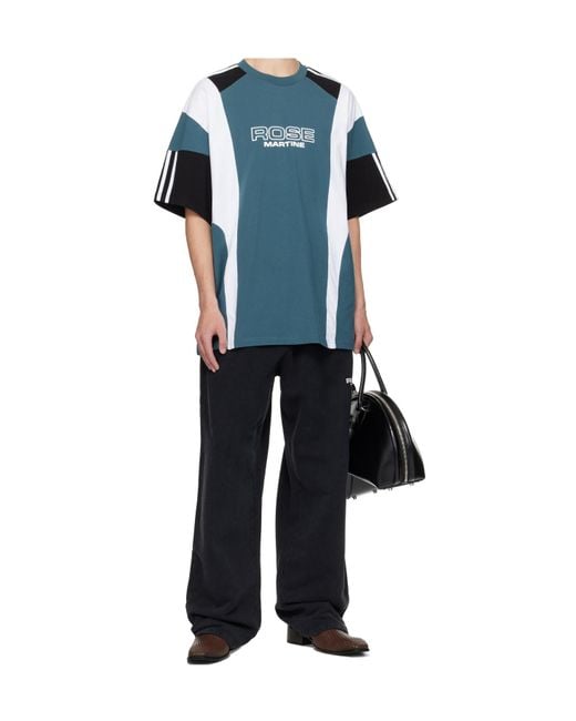 Martine Rose Black Wide-Leg Sweatpants for men