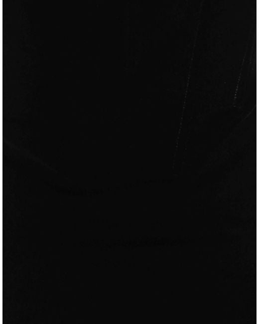 Sportmax Black Off-The-Shoulder Velvet Dress