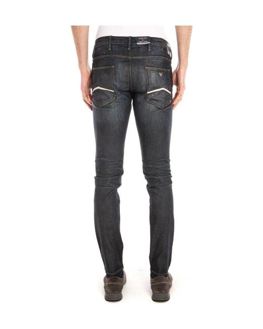 Armani Jeans Gray Logo Jeans for men