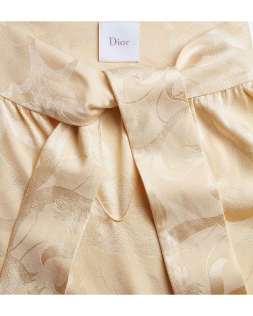 Dior Natural Shoulder-Baring Blouse