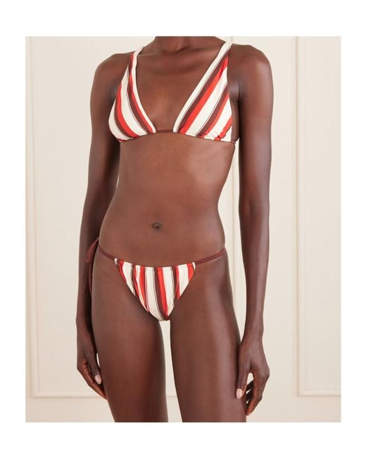 Sir White Ribbed Bikini Bottoms