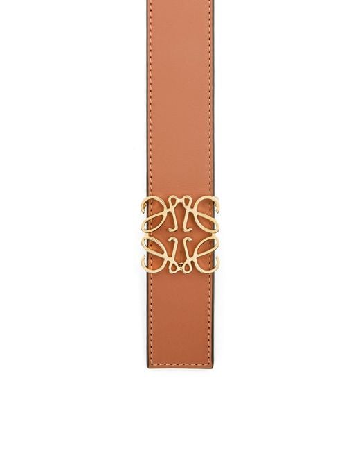 Loewe White Logo Plaque Reversible Belt for men