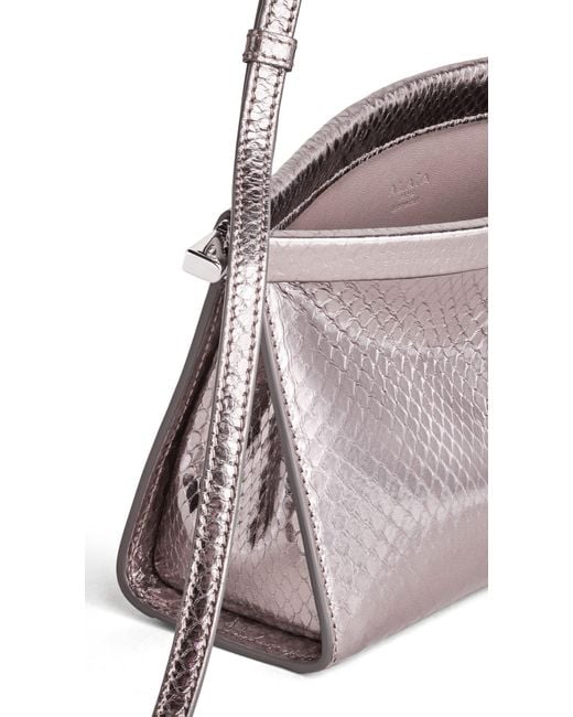 Alaïa White Le Click Small Shoulder Bag