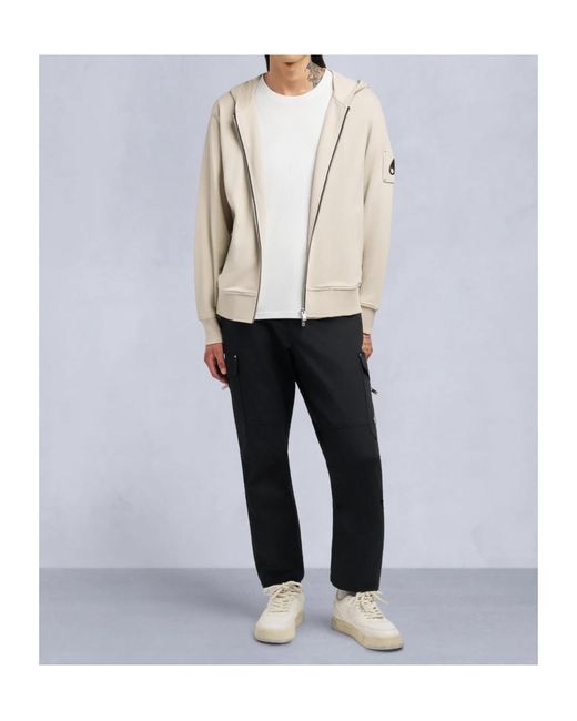 Moose Knuckles Natural Hooded Sweatshirt for men