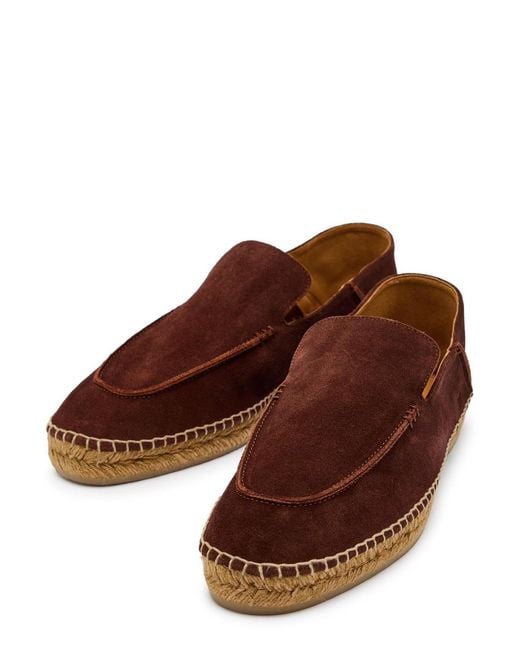 Tom Ford Brown Suede Espadrille Loafers for men
