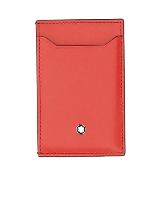 Montblanc Red Logo Card Bag for men