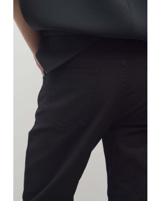The Row Black Logo-Patch Jeans