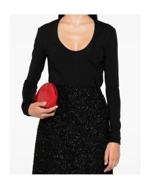 Philosophy Di Lorenzo Serafini Black Long-Sleeved T-Shirt