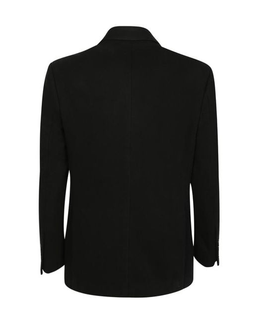 Amiri Black Double-Breasted Suit Jacket