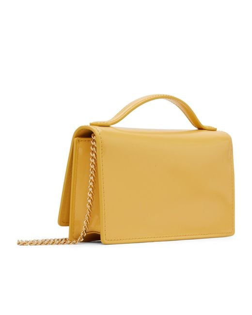 Marc Jacobs Metallic The Glam Mirror Mini Logo Shoulder Bag