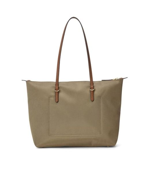 Ralph Lauren Natural Keaton Tote Bag