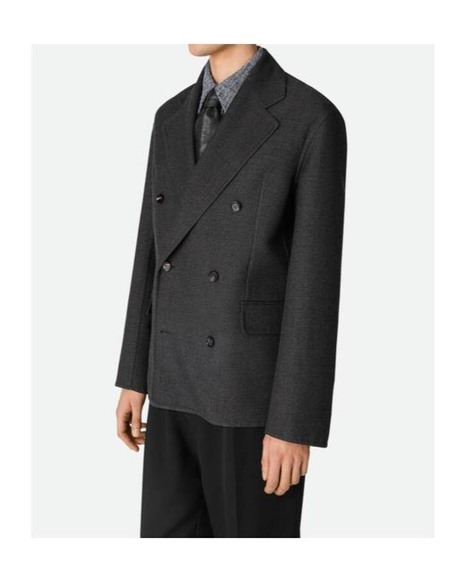 Bottega Veneta Black Splitable Wool Jacket for men