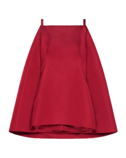 Givenchy Red Sliced Mini Dress
