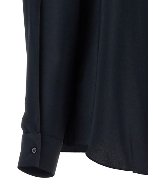 Fabiana Filippi Blue Cut-Out Detail Shirt