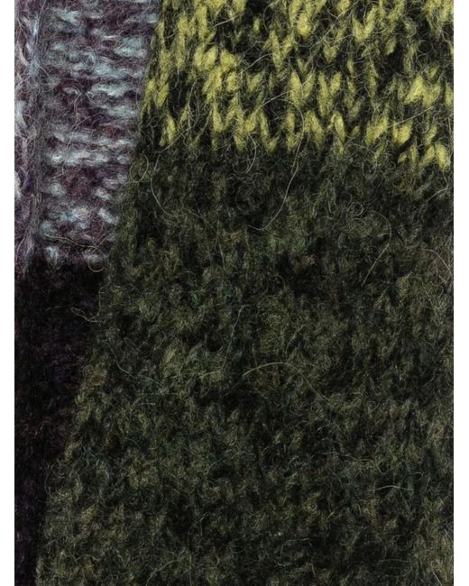 Dries Van Noten White Thin Wool Scarf for men