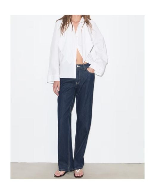 Tory Burch White Bow Detail Tunic Top