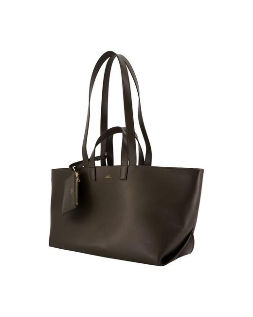 A.P.C. Black Le Drummer Shoulder Bag