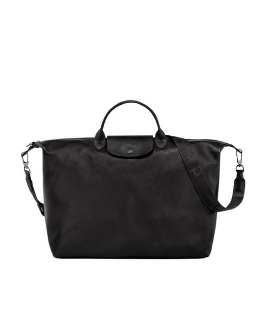 Longchamp Black Le Pliage Xtra Travel Bag for men