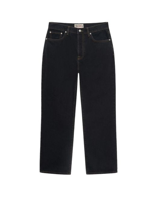 Stussy Blue Stüssy Straight-Leg Jeans for men