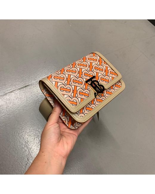 Burberry Brown Monogram Printed Waist Bag