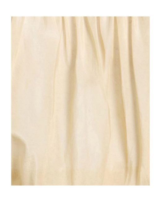 Tory Burch Natural Solid Color Sleeveless Top