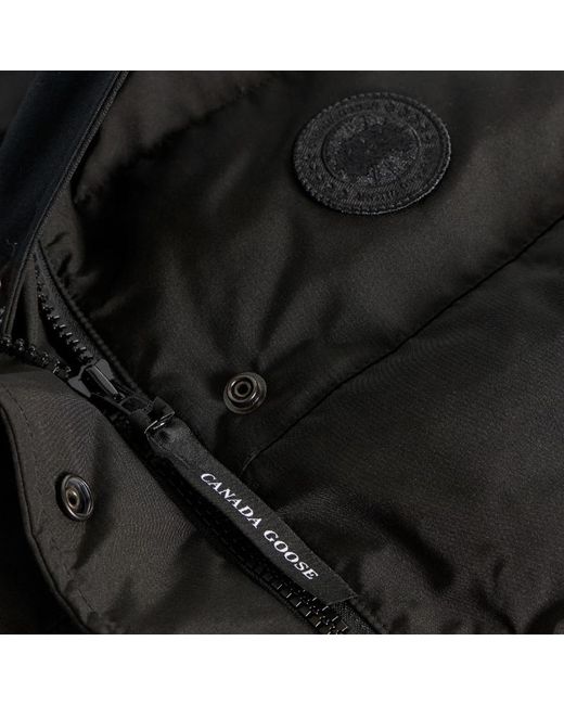 Canada Goose Black Logo Patch Jacket