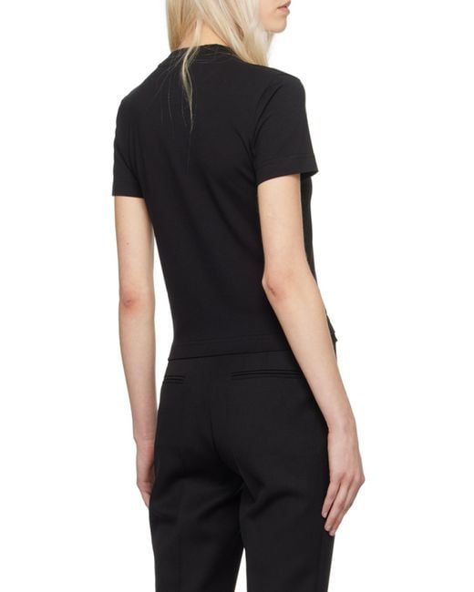 Jacquemus Black Logo Patch Crewneck T-Shirt