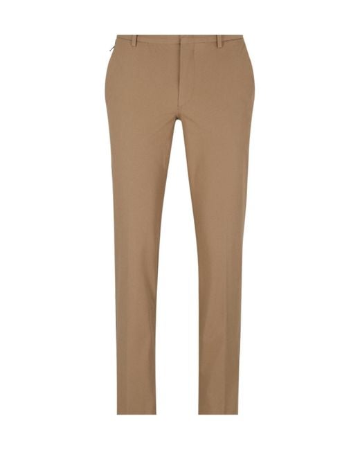 Boss Natural Solid Casual Trousers for men