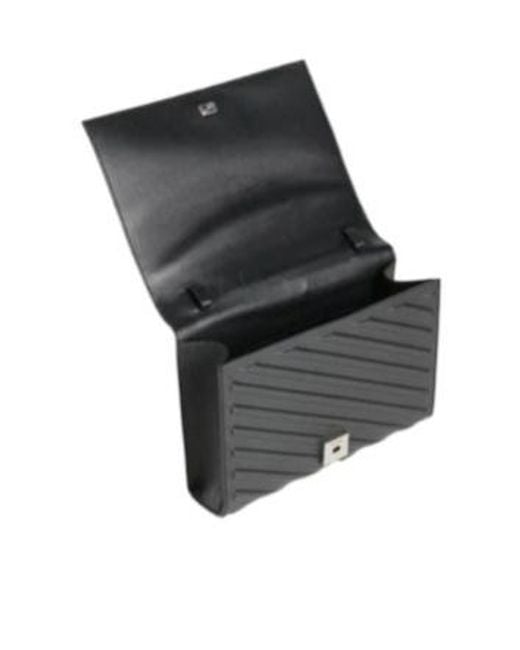 Balenciaga Black Medium-Sized Leather Shoulder Bag