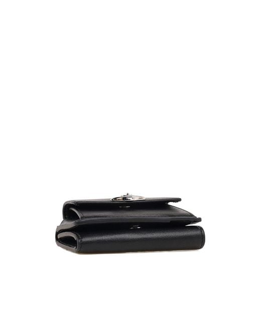 Vivienne Westwood Black Trifold Wallet