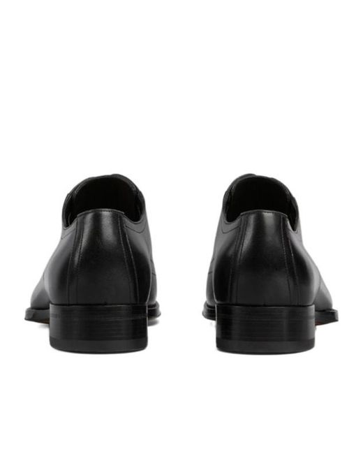 Gucci Black Lace-Up Shoes for men