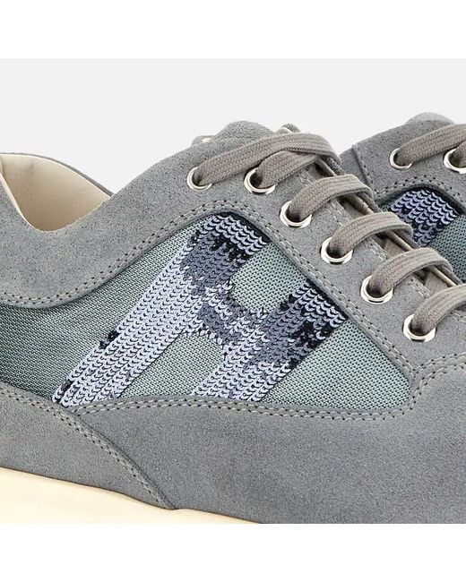 Hogan Gray Sneakers Interactive