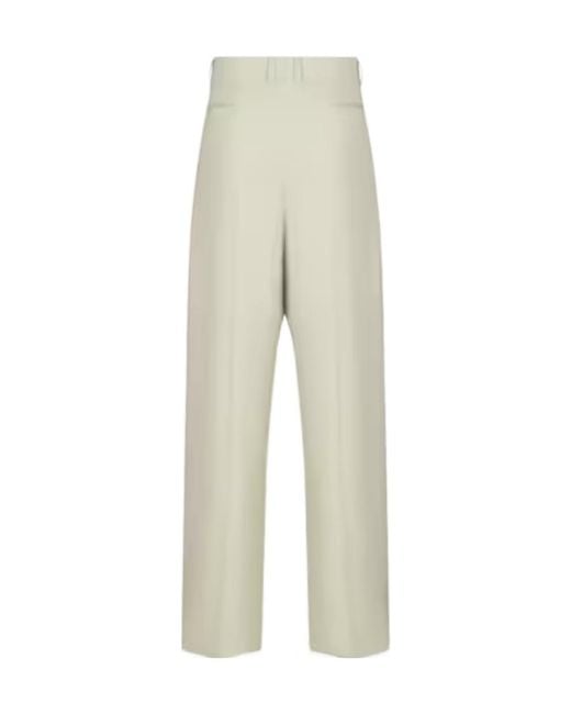 Dior Natural Homme High Waist Straight Leg Pants for men