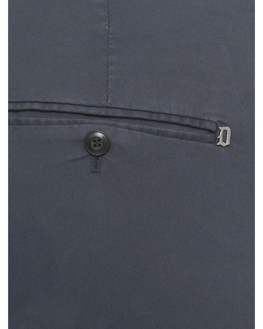 Dondup Blue Slim Chino Pants for men