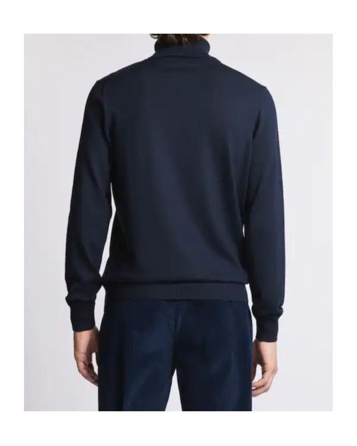 Fay Blue Turtleneck Knitwear for men