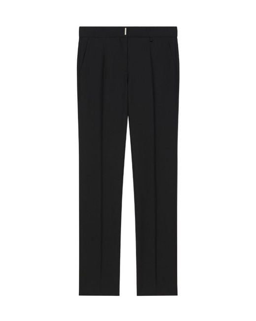 Givenchy Black Logo Casual Pants