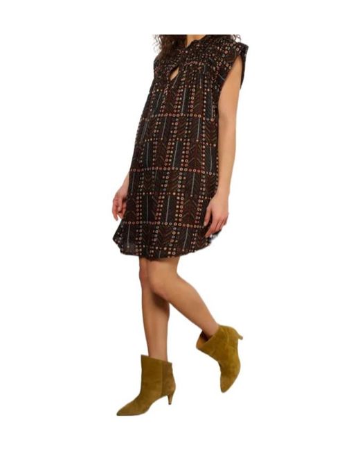 Isabel Marant Brown Isabel Marant Étoile Leazali Sleeveless Dress
