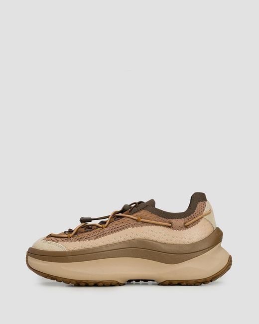 Moon Boot Brown Knitted Moon247 Low Top Sneakers