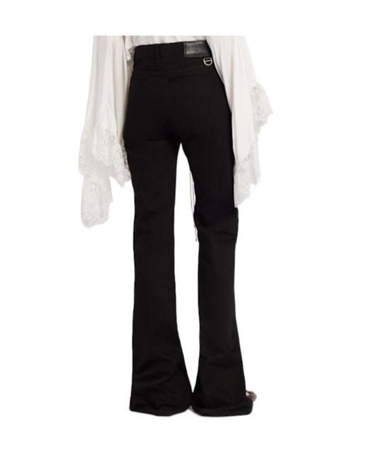 Chloé Black High Rise Straight Pants