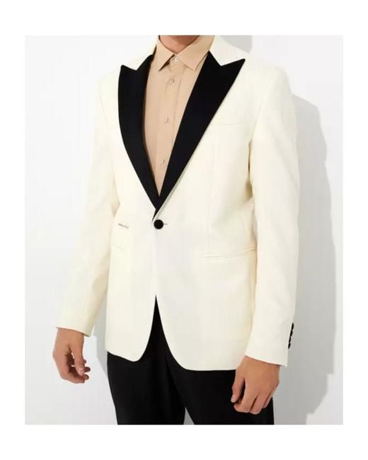 Philipp Plein Natural Long-Sleeved Casual Jacket for men