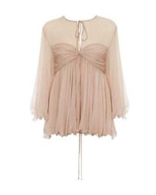 Chloé Natural Long-Sleeved Top