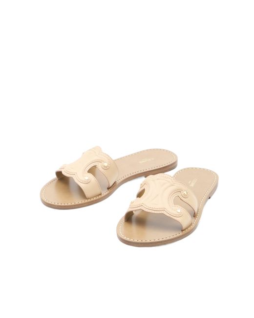 Céline Natural Triomphe Mule