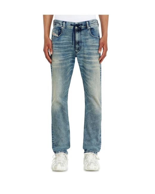 DIESEL Blue D-Krooley Drawstring Jeans for men